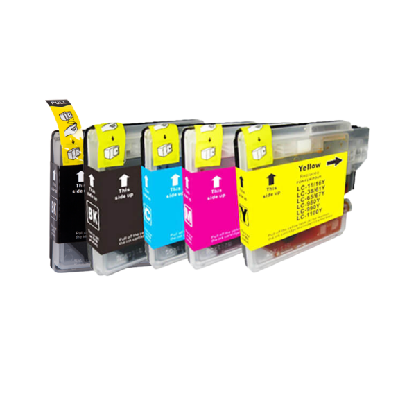 Alternativ zu Brother LC-1100XL Tinte Spar-Set (5 Stk.)