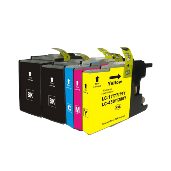 Alternativ zu Brother LC-1280 XL Tinten Spar-Set (5 Stk.)