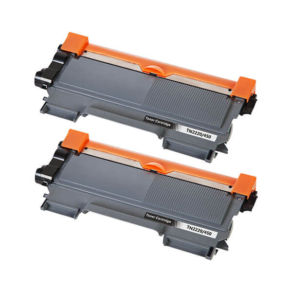 Alternativ zu Brother TN-2220 Toner Schwarz Spar -Set 2 Stk.