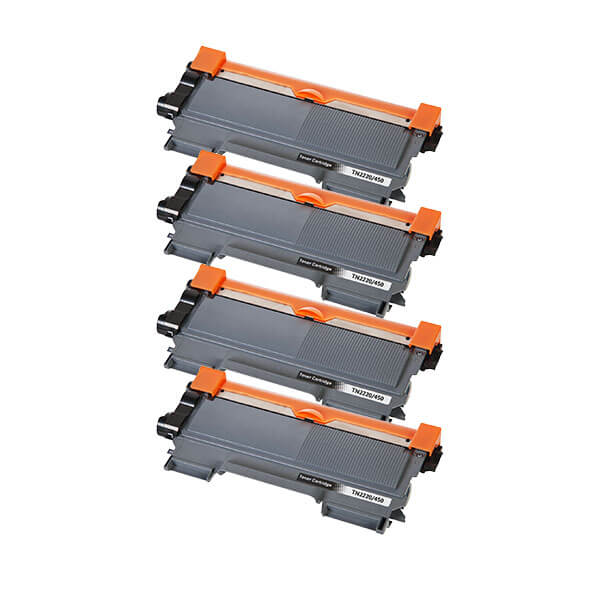 Alternativ zu Brother TN-2220 Toner Schwarz Spar -Set 4 Stk.