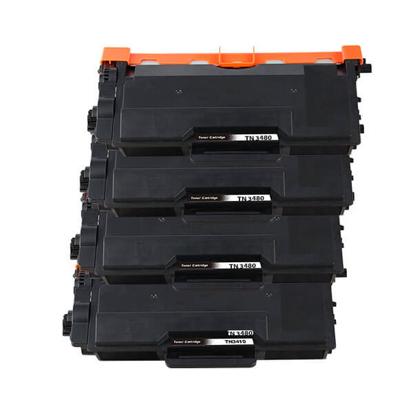 Alternativ zu Brother TN-3480 Toner Black Spar-Set (4 Stk.)