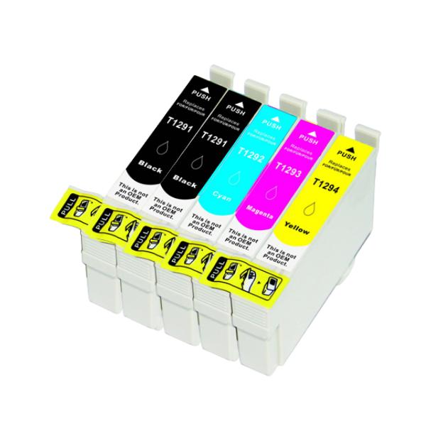 Alternativ zu Epson T1295 Tintenpatronen Spar-Set (5 Stk.)