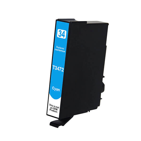 Alternativ zu Epson 34XL / T3472 (C13T34724010) Tinte Cyan