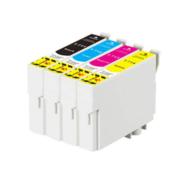 Alternativ zu Epson T0715 Spar Set 4BK,2C,2M,2Y (10 Stk.)