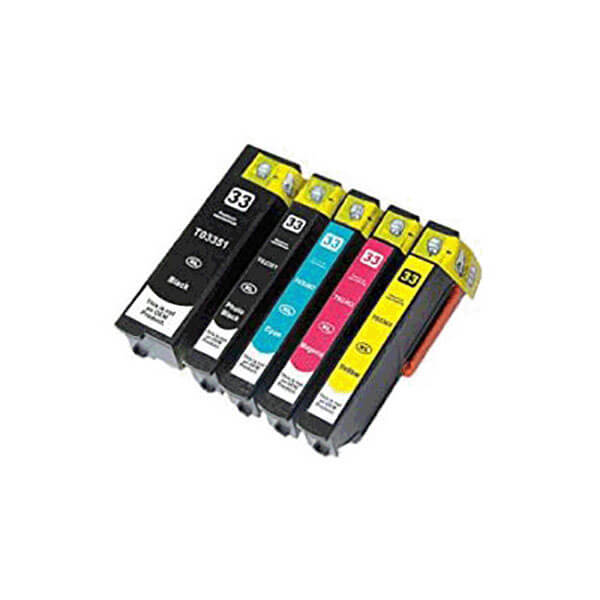 Alternativ zu Epson 33XL / T3357 Multipack  5 Stk. (C,Y,M,BK,PBK)