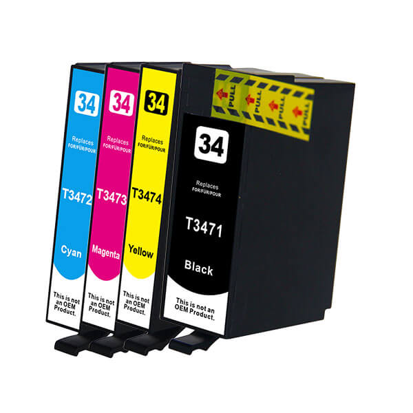 Alternativ zu Epson 34XL / T3476 (C13T34764010) Tinten Spar-Set (4 Stk.)