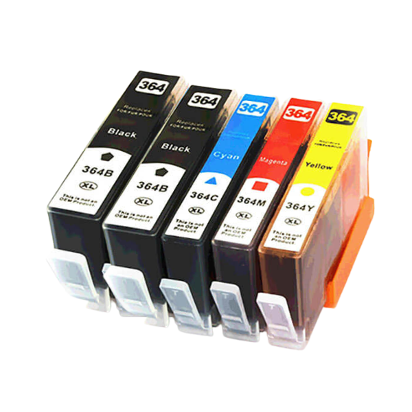 Alternativ zu HP 364 XL Tinten Spar-Set (5 Stk.)