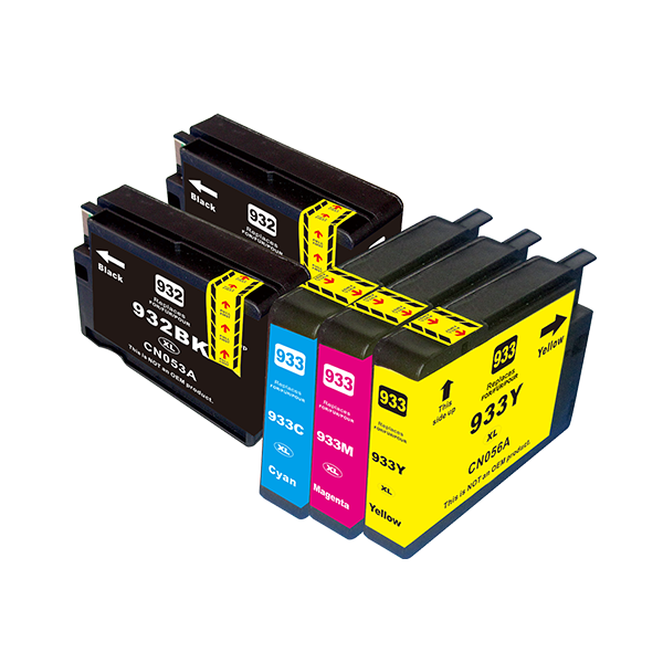 Alternativ zu HP 932XL/933XL Tinten Spar-Set 5 Stk. (2BK,C,M,Y)