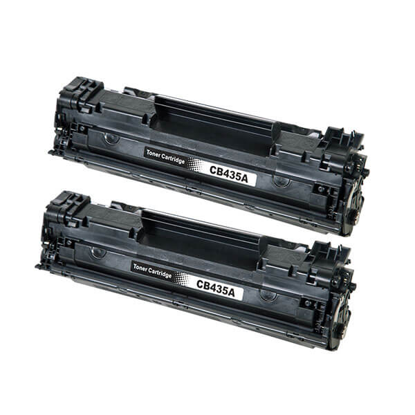 Alternativ zu HP CB435A / 35A Toner Black Spar-Set 2 Stk.