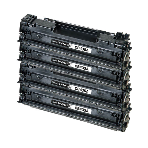 Alternativ zu HP CB435A / 35A Toner Black Spar-Set 4 Stk.