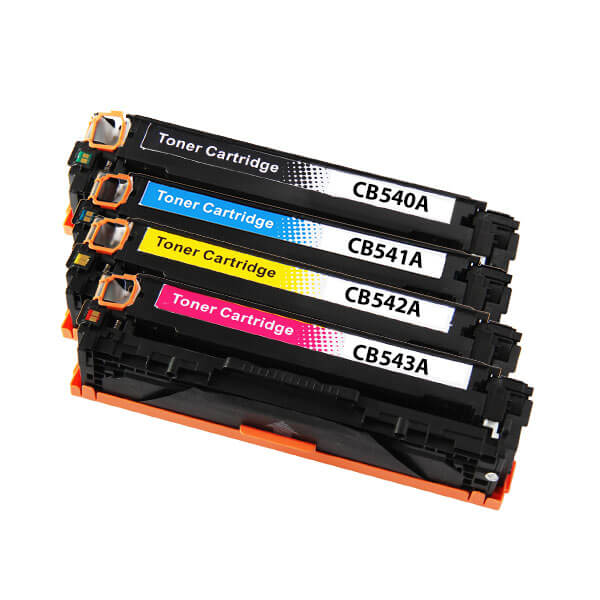 Alternativ zu HP CB540A / 125A Toner Spar-Set (4 Stk.)