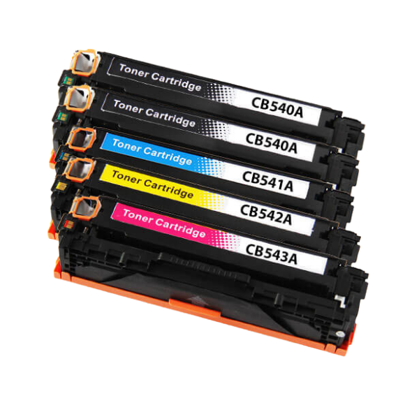 Alternativ zu HP CB540A / 125A Toner Spar-Set (5 Stk.)