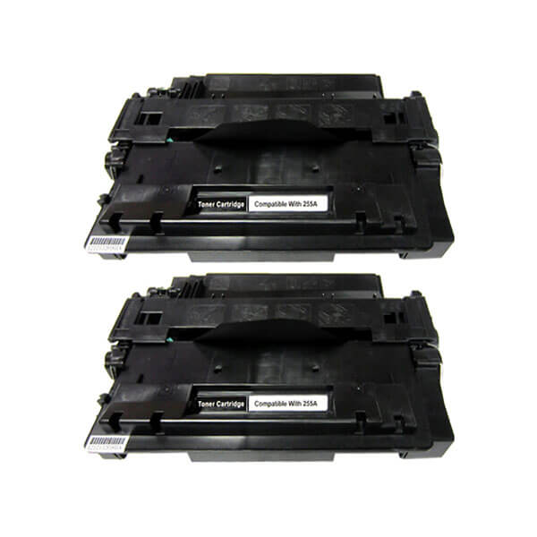 Alternativ zu HP CE255A (55A) Toner Black Spar-Set (2 Stk.)