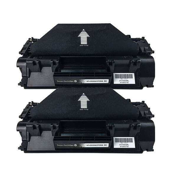 Alternativ zu HP CE505A / 05A Toner Black Spar-Set (2 Stk.)