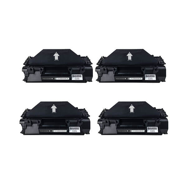 Alternativ zu HP CE505A / 05A  Toner Black Spar-Set (4 Stk.)