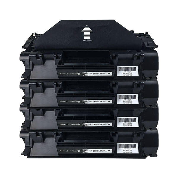 Alternativ zu HP CF280A / 80A  Toner Black Spar-Set (4 Stk.)