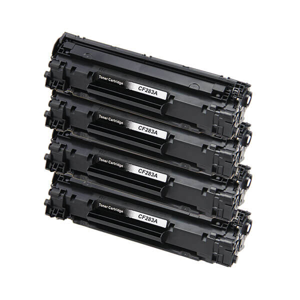 Alternativ zu HP CF283A / 83A Toner Black Spar-Set (4 Stk.)