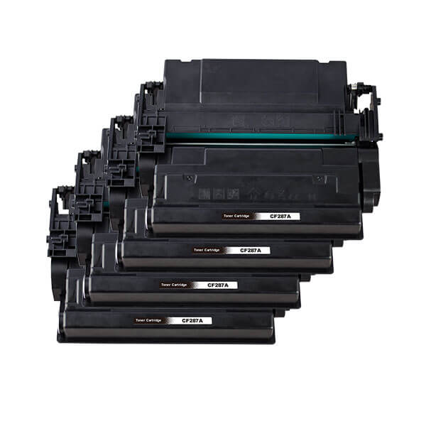 Alternativ zu HP CF287A / 87A Toner Black Spar-Set (4 Stk.)