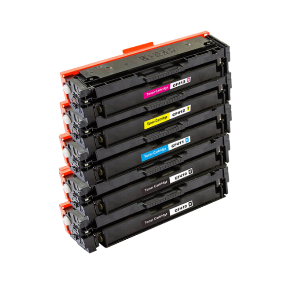 Alternativ zu HP CF410A / 410A Toner Spar-Set (5 Stk.)