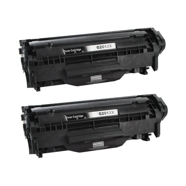 Alternativ zu HP Q2612X Toner Black Spar-Set (2 Stk.)