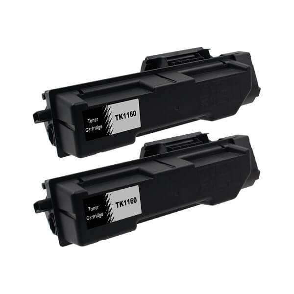 Alternativ zu Kyocera TK-1160 (1T02RY0NL0) Toner Black Spar-Set 2 Stk.