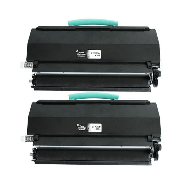 Alternativ zu Lexmark (0X264H11G) X264H Toner Black Spar-Set (2 Stk.)