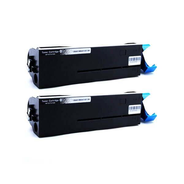 Alternativ zu OKI-B401 (44992402) Toner Black Spar-Set 2 Stk.