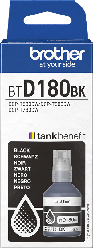 Original Brother BTD-180BK Druckerpatrone Schwarz