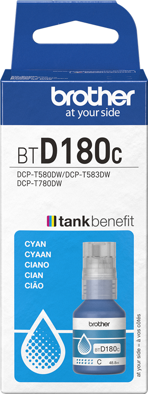 Original Brother BTD-180C Druckerpatrone Cyan