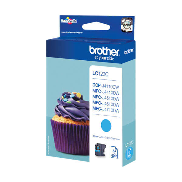 Original Brother LC-123C Tinte Cyan