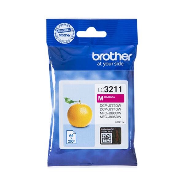 Original Brother LC-3211 (LC3211M) Druckerpatrone Magenta