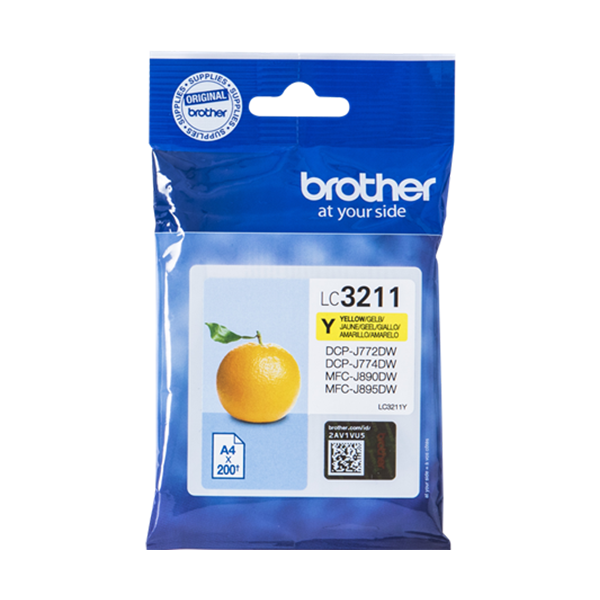 Original Brother LC-3211 (LC3211Y) Druckerpatrone Yellow