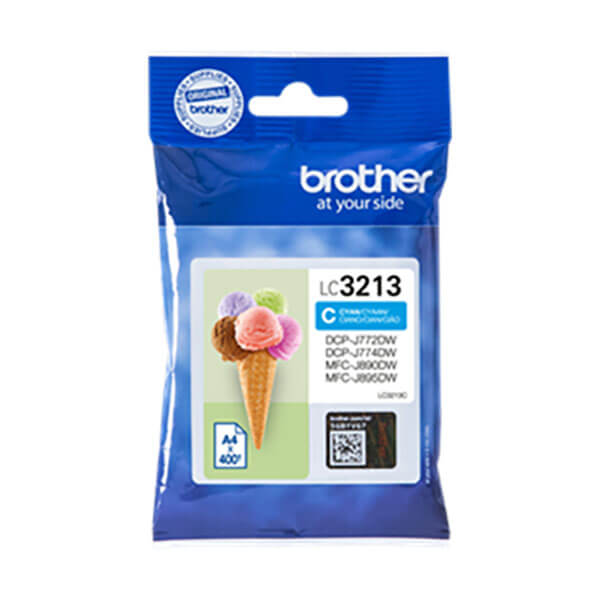 Original Brother LC-3213C Tinte Cyan