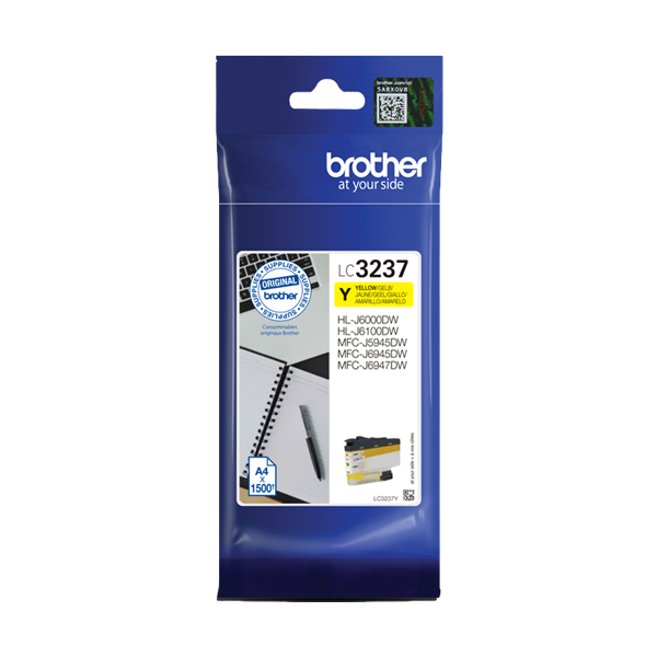 Original Brother LC-3237Y (LC3237Y) Druckerpatrone Yellow