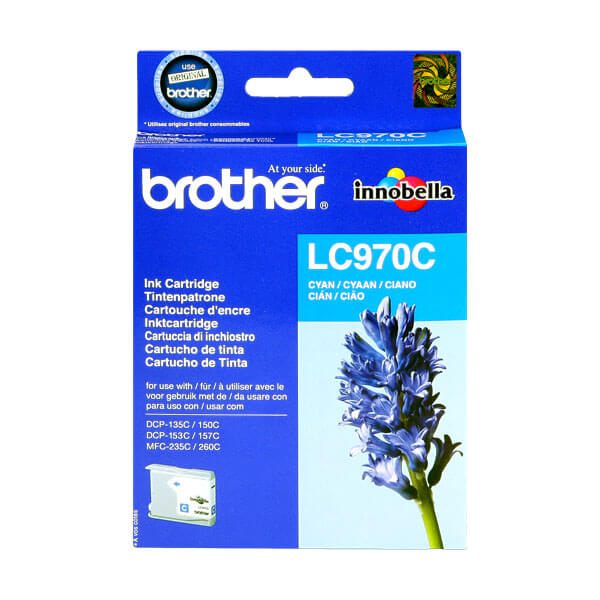 Original Brother LC-970C Tinte Cyan