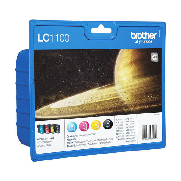 Original Brother LC-1100 Tinten Spar-Set (4 Stk.)