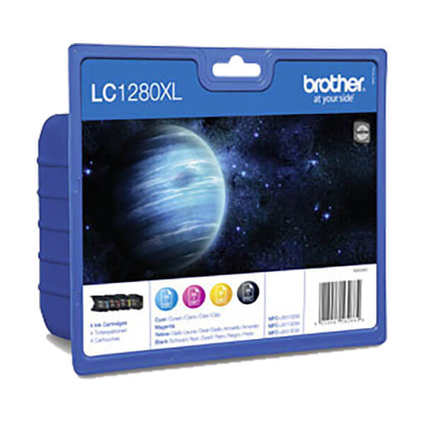 Original Brother LC-1280XL Tinten Spar-Set (4 Stk.)