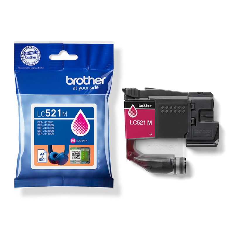 Original Brother LC521M Druckerpatrone Magenta