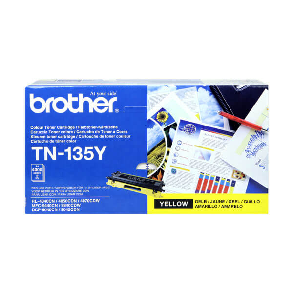 Original Brother TN-135 Yellow