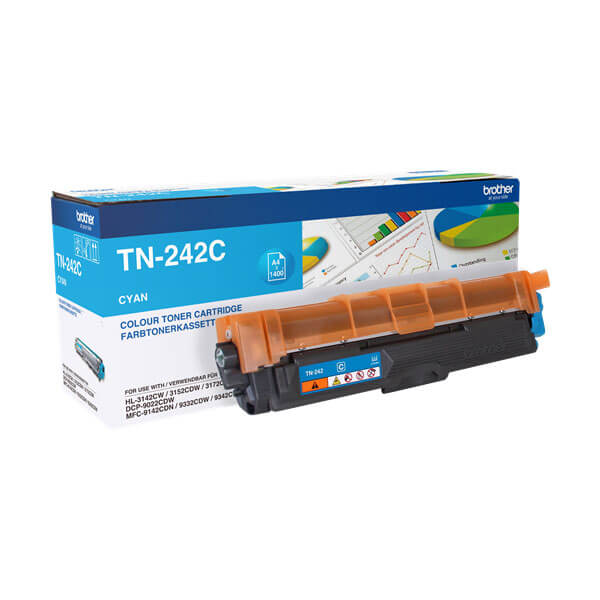 Original Brother TN-242C Toner Cyan