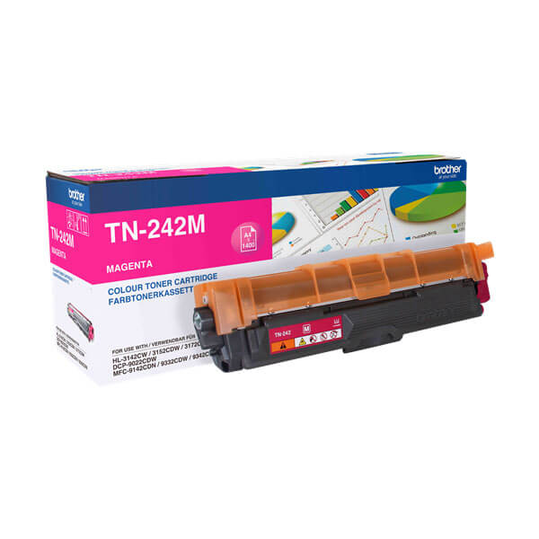 Original Brother TN-242M Toner Magenta