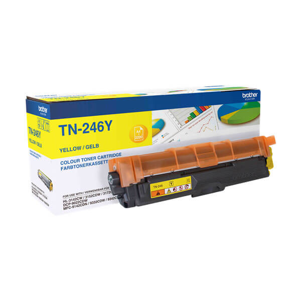 Original Brother TN-246Y Toner Yellow