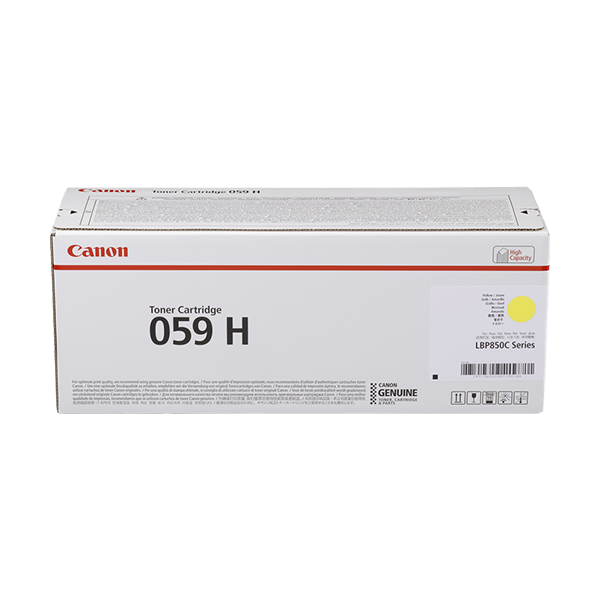 Original Canon 059 hy (3624C001) Toner Yellow