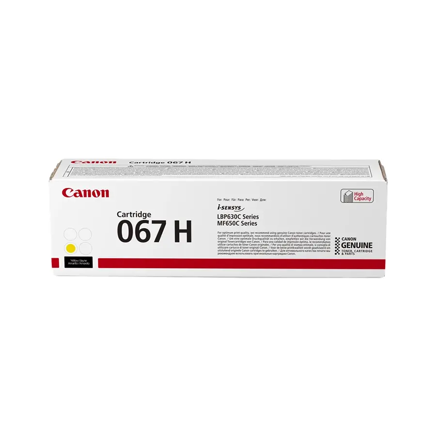 Original Canon 067 hy Toner Gelb (5103C002)