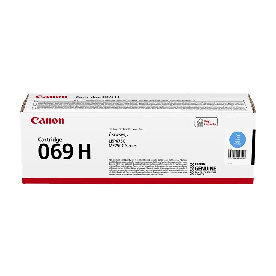 Original Canon 069 hc Toner Cyan (5097C002)