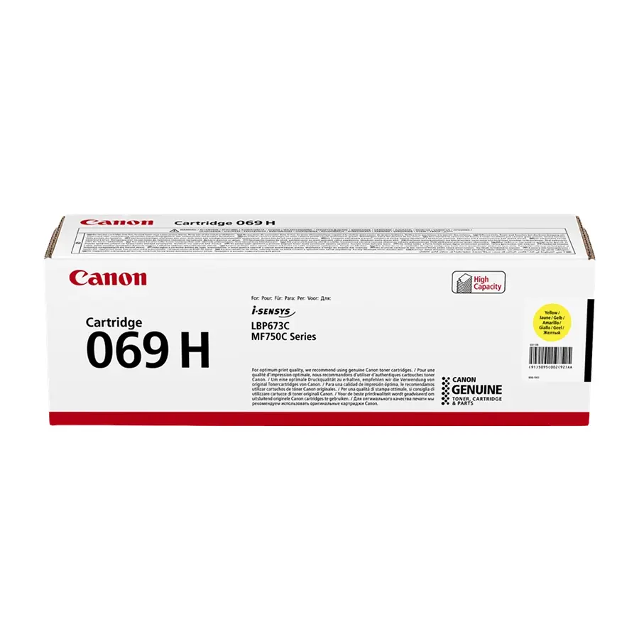 Original Canon 069 hy Toner Gelb (5095C002)