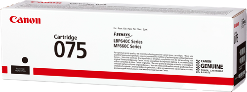 Original Canon 075 bk / 6365C002 Toner Schwarz