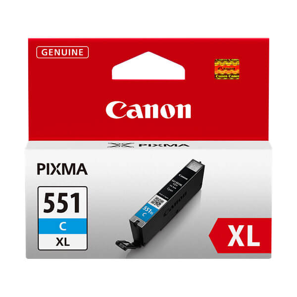 Original Canon (6444B001) CLI-551C XL Tinte Cyan