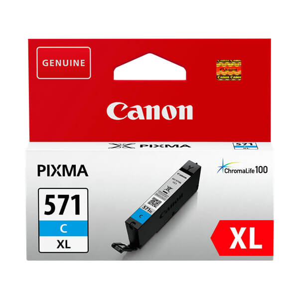 Original Canon (0332C001) CLI-571C XL Tinte Cyan