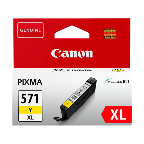 Original Canon (0334C001) CLI-571Y XL Tinte Yellow